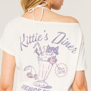 Hollister White Crew Neck Tee Basic Xl